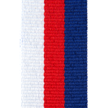 ribbon RPET l800 white/red/blue